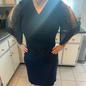 🌸Dark navy blue dress